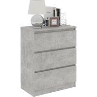Berkfield Home Sideboard Concrete Grey 60x35x76 cm Engineered Wood | Size: 60 x 35 x 76 cm