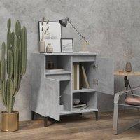 Berkfield Home Sideboard Concrete Grey 60x35x70 cm Engineered Wood | Size: 60 x 35 x 70 cm