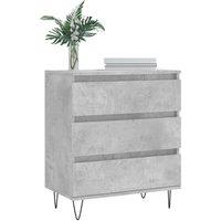 Berkfield Home Sideboard Concrete Grey 60x35x70 cm Engineered Wood | Size: 60 x 35 x 70 cm