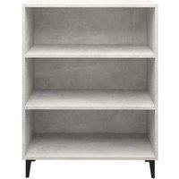 Berkfield Home Sideboard Concrete Grey 69.5x32.5x90 cm Engineered Wood