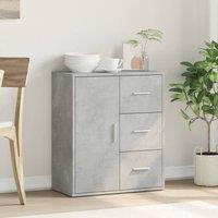 Berkfield Home Sideboard Concrete Grey 60x31x70 cm Engineered Wood | Size: 60 x 31 x 70 cm