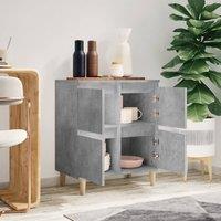 Berkfield Home Sideboard Concrete Grey 60x35x70 cm Engineered Wood | Size: 60 x 35 x 70 cm