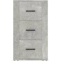 Berkfield Home Sideboard Concrete Grey 40x33x70 cm Engineered Wood | Size: 40 x 33 x 70 cm