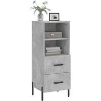Berkfield Home Sideboard Concrete Grey 34.5x34x90 cm Engineered Wood