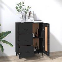 Berkfield Home Sideboard Black 69.5x34x90 cm Engineered Wood