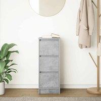 Berkfield Home Sideboard Concrete Grey 29.5x34x76 cm Engineered Wood