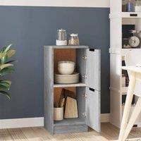 Berkfield Home Sideboard Grey Sonoma 30x30x70 cm Engineered Wood | Size: 30 x 30 x 70 cm