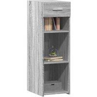 Berkfield Home Sideboard Grey Sonoma 30x42.5x93 cm Engineered Wood