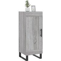 Berkfield Home Sideboard Grey Sonoma 34.5x34x90 cm Engineered Wood