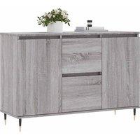 Berkfield Home Sideboard Grey Sonoma 104x35x70 cm Engineered Wood | Size: 104 x 35 x 70 cm