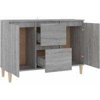 Berkfield Home Sideboard Grey Sonoma 103.5x35x70 cm Engineered Wood