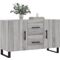 Berkfield Home Sideboard Grey Sonoma 100x36x60 cm Engineered Wood | Size: 100 x 36 x 60 cm