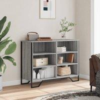 Berkfield Home Sideboard Grey Sonoma 101x35.5x74.5 cm Engineered Wood