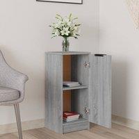 Berkfield Home Sideboard Grey Sonoma 30x30x70 cm Engineered Wood | Size: 30 x 30 x 70 cm