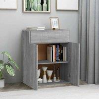 Berkfield Home Sideboard Grey Sonoma 60x30x75 cm Engineered Wood | Size: 60 x 30 x 75 cm