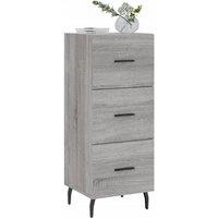 Berkfield Home Sideboard Grey Sonoma 34.5x34x90 cm Engineered Wood