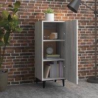 Berkfield Home Sideboard Grey Sonoma 34.5x34x90 cm Engineered Wood