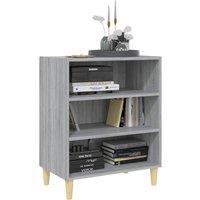 Berkfield Home Sideboard Grey Sonoma 57x35x70 cm Engineered Wood | Size: 57 x 35 x 70 cm