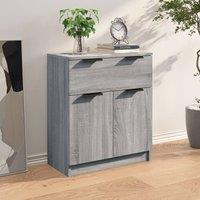 Berkfield Home Sideboard Grey Sonoma 60x30x70 cm Engineered Wood | Size: 60 x 30 x 70 cm