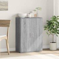 Berkfield Home Sideboard Grey Sonoma 60x31x84 cm Engineered Wood | Size: 60 x 31 x 84 cm