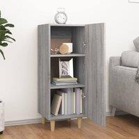 Berkfield Home Sideboard Grey Sonoma 34.5x34x90 cm Engineered Wood