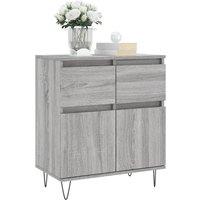 Berkfield Home Sideboard Grey Sonoma 60x35x70 cm Engineered Wood | Size: 60 x 35 x 70 cm