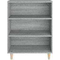 Berkfield Home Sideboard Grey Sonoma 69.5x32.5x90 cm Engineered Wood