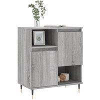 Berkfield Home Sideboard Grey Sonoma 60x35x70 cm Engineered Wood | Size: 60 x 35 x 70 cm