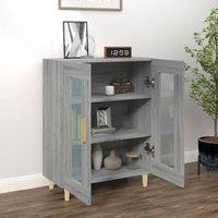 Berkfield Home Sideboard Grey Sonoma 69.5x34x90 cm Engineered Wood