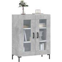 Berkfield Home Sideboard Concrete Grey 69.5x34x90 cm Engineered Wood