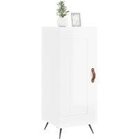Berkfield Home Sideboard High Gloss White 34.5x34x90 cm Engineered Wood