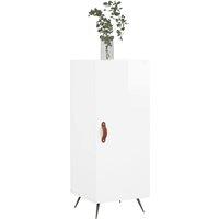 Berkfield Home Sideboard High Gloss White 34.5x34x90 cm Engineered Wood