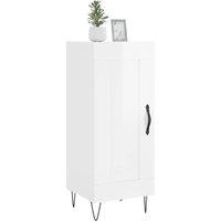 Berkfield Home Sideboard High Gloss White 34.5x34x90 cm Engineered Wood