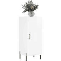Berkfield Home Sideboard High Gloss White 34.5x34x90 cm Engineered Wood