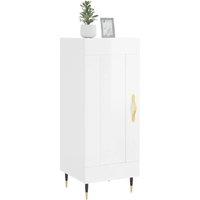 Berkfield Home Sideboard High Gloss White 34.5x34x90 cm Engineered Wood