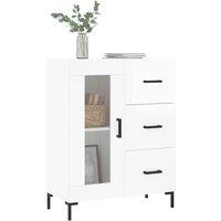 Berkfield Home Sideboard High Gloss White 69.5x34x90 cm Engineered Wood