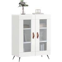 Berkfield Home Sideboard High Gloss White 69.5x34x90 cm Engineered Wood
