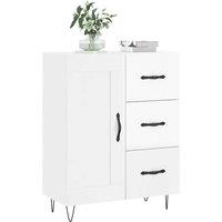 Berkfield Home Sideboard High Gloss White 69.5x34x90 cm Engineered Wood