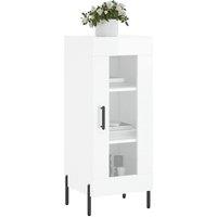 Berkfield Home Sideboard High Gloss White 34.5x34x90 cm Engineered Wood
