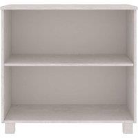 Berkfield Home Sideboard HAMAR White 85x35x80 cm Solid Wood Pine | Size: 85 x 35 x 80 cm