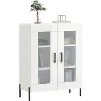 Berkfield Home Sideboard High Gloss White 69.5x34x90 cm Engineered Wood