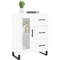 Berkfield Home Sideboard High Gloss White 69.5x34x90 cm Engineered Wood