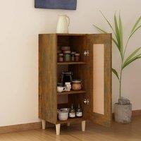 Berkfield Home Sideboard Smoked Oak 34.5x34x90 cm Engineered Wood in Brown