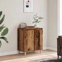 Berkfield Home Sideboard Old Wood 60x35x70 cm Engineered Wood in Brown | Size: 60 x 35 x 70 cm