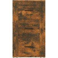 Berkfield Home Sideboard Smoked Oak 40x33x70 cm Engineered Wood in Brown | Size: 40 x 33 x 70 cm
