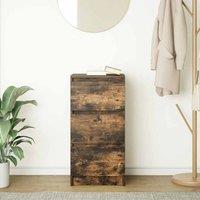 Berkfield Home Sideboard Smoked Oak 37.5x35x76 cm Engineered Wood in Brown