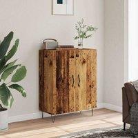Berkfield Home Sideboard Old Wood 69.5x34x90 cm Engineered Wood in Brown