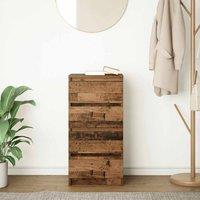 Berkfield Home Sideboard Old Wood 37.5x35x76 cm Engineered Wood in Brown