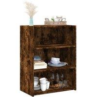 Berkfield Home Sideboard Smoked Oak 70x41x93 cm Engineered Wood in Brown | Size: 70 x 41 x 93 cm