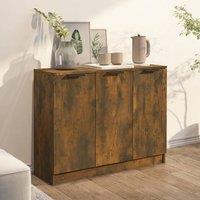 Berkfield Home Sideboard Smoked Oak 90.5x30x70 cm Engineered Wood in Brown